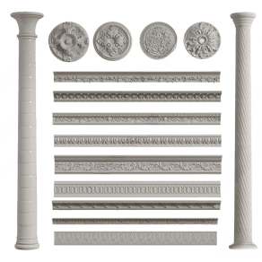 简欧罗马柱3D模型下载